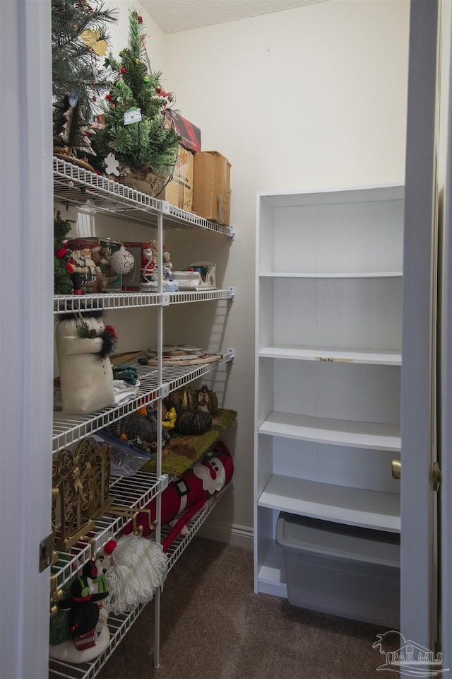 view of pantry