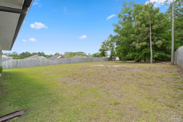 7908 Majestic Cypress Dr, Milton, FL 32583 - view of yard with fence
