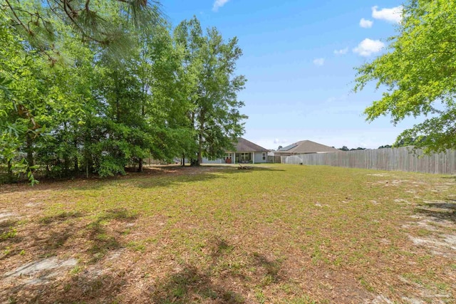 7908 Majestic Cypress Dr, Milton, FL 32583 - view of yard with fence