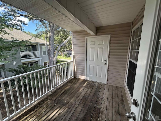 7101 Joy St Unit K7, Pensacola, FL 32504 - view of wooden terrace