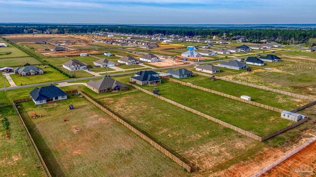 birds eye view of property featuring a residential view