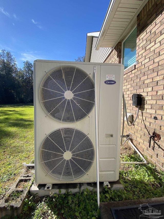 exterior details with ac unit