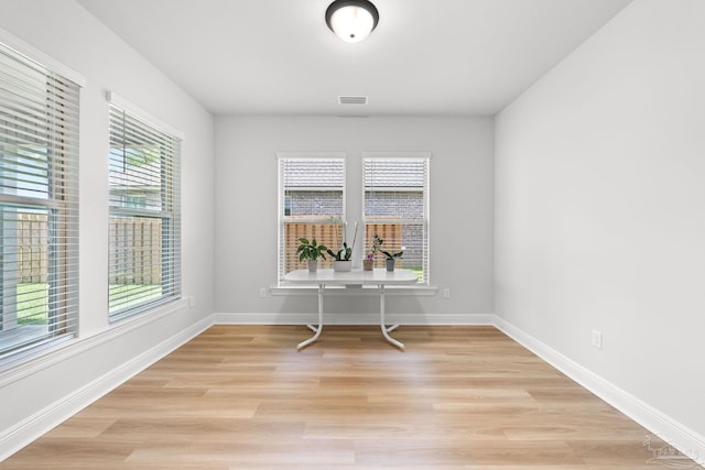 3041 Mountain Laurel Trl, Cantonment, FL 32533 - empty room featuring baseboards, light wood-style flooring, and visible vents