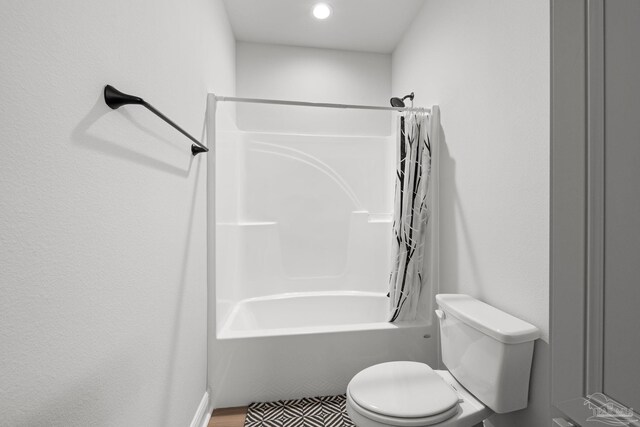 3041 Mountain Laurel Trl, Cantonment, FL 32533 - full bathroom with shower / bathtub combination with curtain and toilet