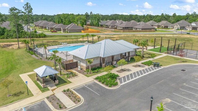 3041 Mountain Laurel Trl, Cantonment, FL 32533 - drone / aerial view with a residential view