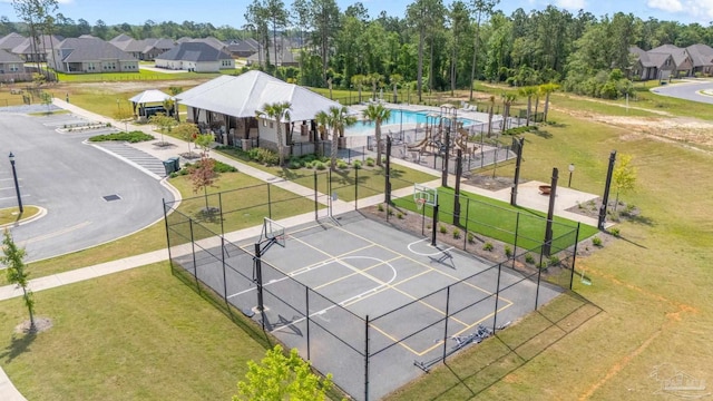 3041 Mountain Laurel Trl, Cantonment, FL 32533 - aerial view featuring a residential view