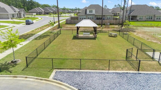 3041 Mountain Laurel Trl, Cantonment, FL 32533 - view of property's community featuring a gazebo, a lawn, and a residential view