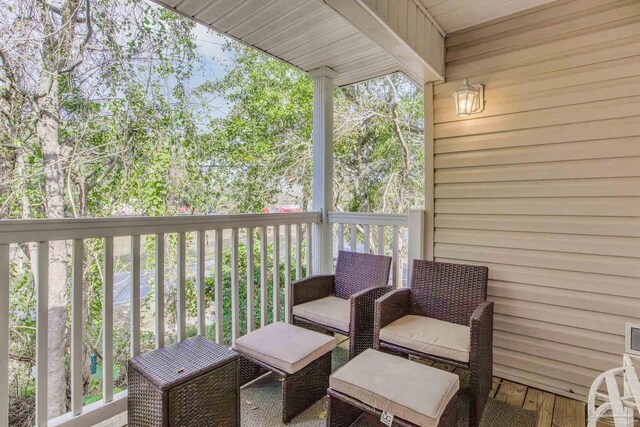 7101 Joy St Unit C8, Pensacola, FL 32504 - view of wooden terrace