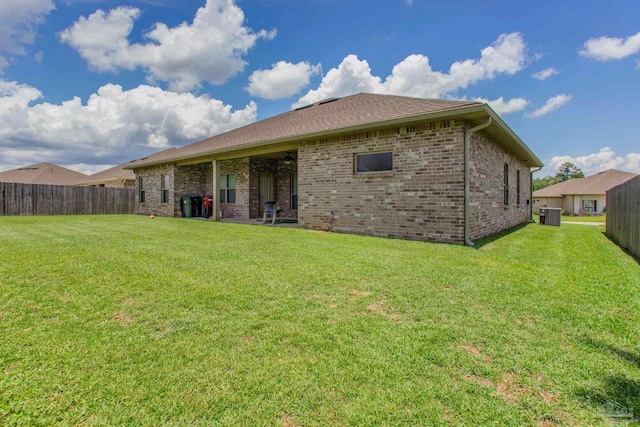 431 Broadleaf Cir, Cantonment, FL 32533 - back of property featuring cooling unit and brick siding