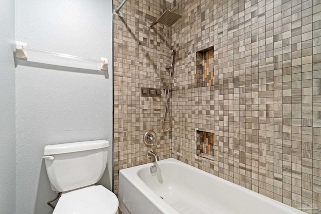 7895 Bay Meadows Dr, Pensacola, FL 32507 - full bathroom featuring toilet and bathtub / shower combination