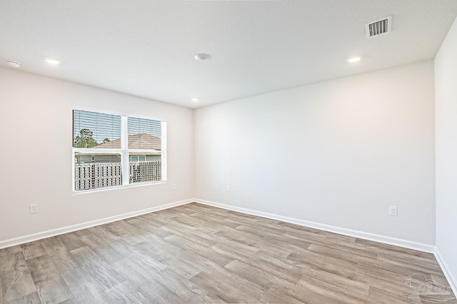 7581 Steeplechase Blvd, Pensacola, FL 32526 - spare room with light wood-style flooring and recessed lighting