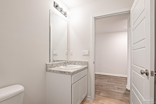 7581 Steeplechase Blvd, Pensacola, FL 32526 - bathroom featuring vanity and wood finished floors