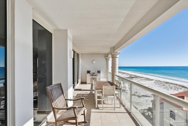 18 Via Deluna Dr Unit 603, Pensacola Beach, FL 32561 - balcony featuring view of water and beach