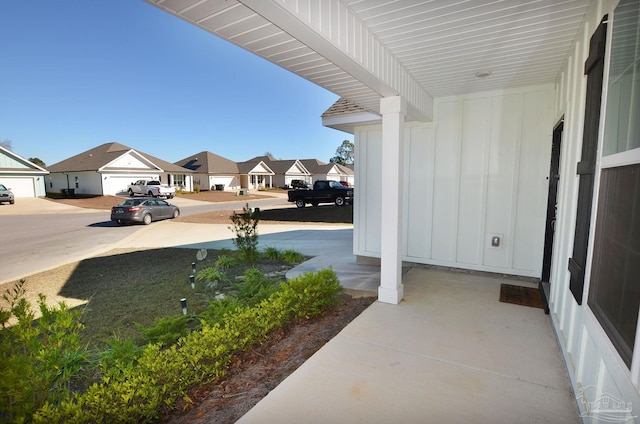 view of yard featuring a porch