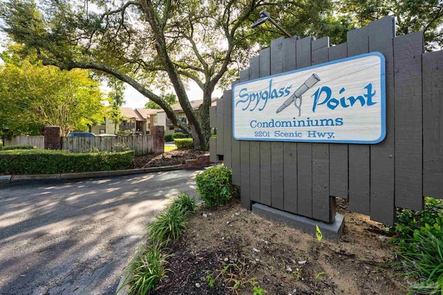 2201 Scenic Hwy Unit M1, Pensacola, FL 32503 - community / neighborhood sign with fence