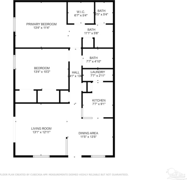 2201 Scenic Hwy Unit M1, Pensacola, FL 32503 - property floor plan