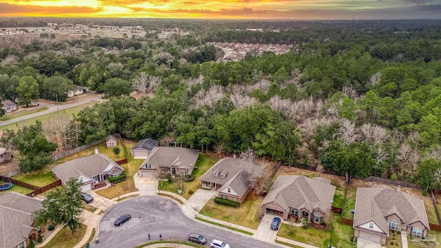 drone / aerial view featuring a residential view