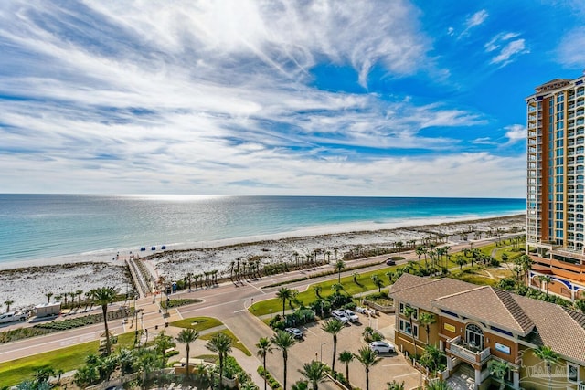 water view featuring a view of the beach