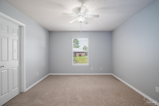 7292 Broadmoor St, Navarre, FL 32566 - carpeted empty room with ceiling fan and a textured ceiling