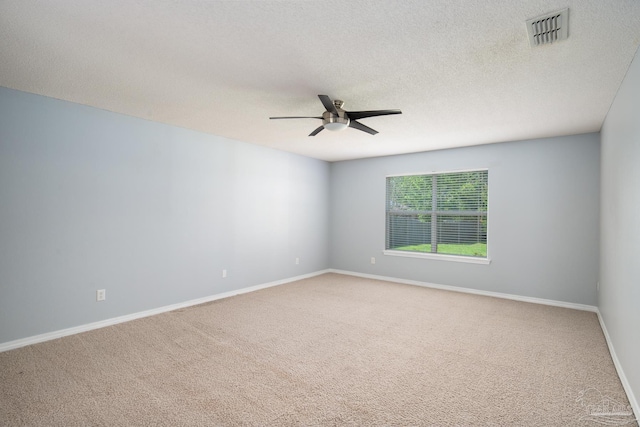 7292 Broadmoor St, Navarre, FL 32566 - carpeted spare room featuring ceiling fan and a textured ceiling