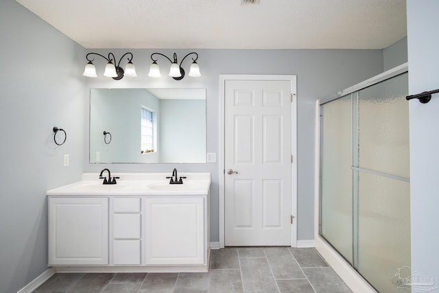 7292 Broadmoor St, Navarre, FL 32566 - full bathroom featuring a shower stall and double vanity