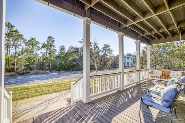 view of deck