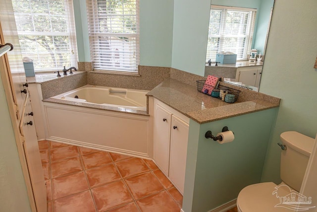 10129 Huntsman Path, Pensacola, FL 32514 - bathroom with toilet, a wealth of natural light, and a bath