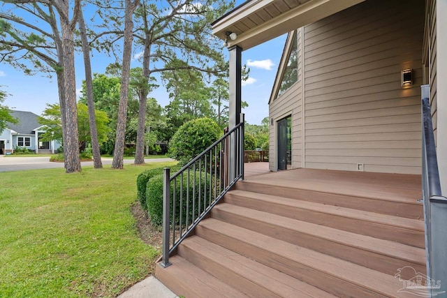 1567 Whisper Bay Blvd, Gulf Breeze, FL 32563 - deck with a yard