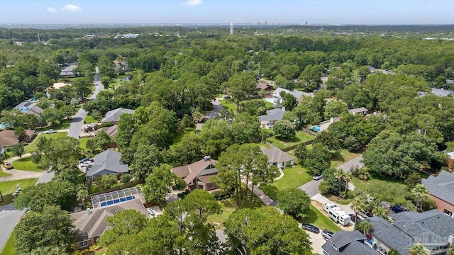 1567 Whisper Bay Blvd, Gulf Breeze, FL 32563 - aerial view of property's location featuring nearby suburban area and a forest