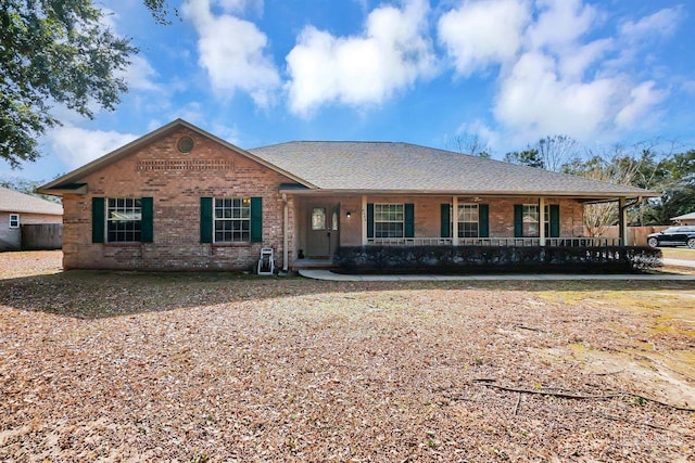 view of ranch-style home