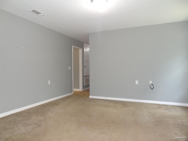 empty room with carpet floors