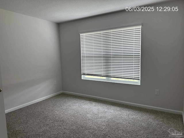 8659 Tarsus Dr, Milton, FL 32583 - spare room with carpet floors, baseboards, and a textured ceiling