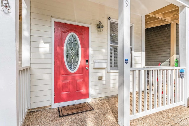 view of entrance to property