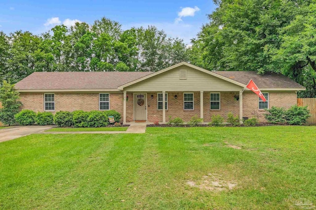 106 W Meadow Dr, Atmore, AL 36502 - single story home with brick siding