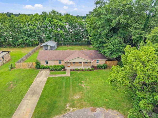 106 W Meadow Dr, Atmore, AL 36502 - view from above of property