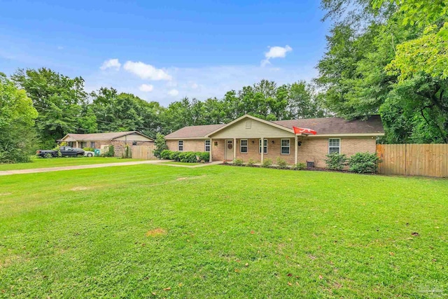 106 W Meadow Dr, Atmore, AL 36502 - ranch-style house featuring brick siding