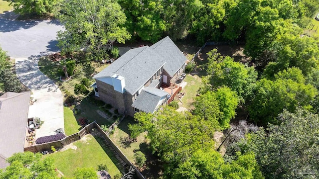 drone / aerial view