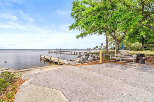 5791 Coronada Blvd Apt 3, Pensacola, FL 32507 - view of dock featuring a water view