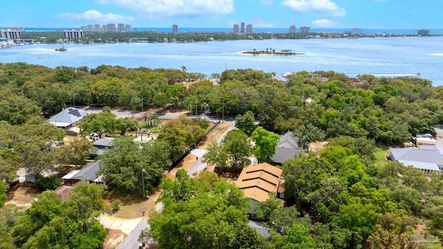 5791 Coronada Blvd Apt 3, Pensacola, FL 32507 - birds eye view of property featuring a view of city and a water view