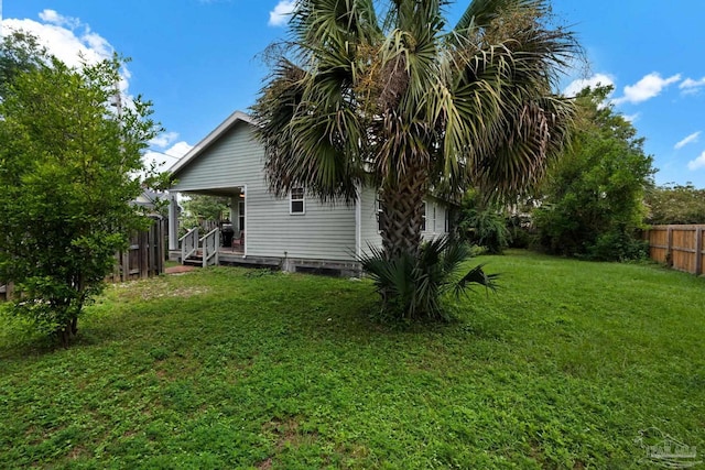 1325 N 15th Ave, Pensacola, FL 32503 - view of yard featuring fence