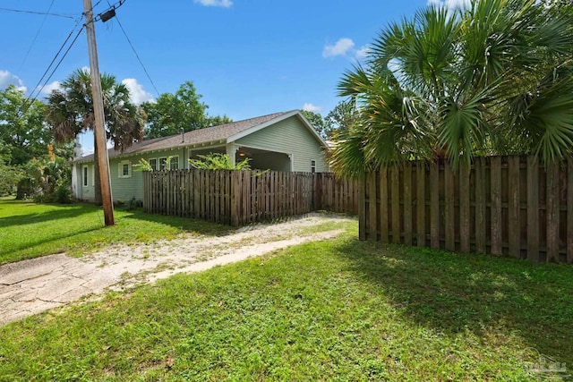 1325 N 15th Ave, Pensacola, FL 32503 - view of yard with fence private yard and driveway
