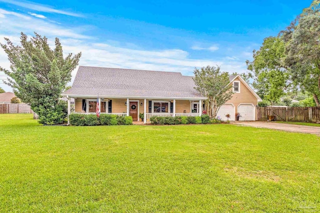 2803 Venetian Way, Gulf Breeze, FL 32563 - view of front of property with covered porch, concrete driveway, and a garage
