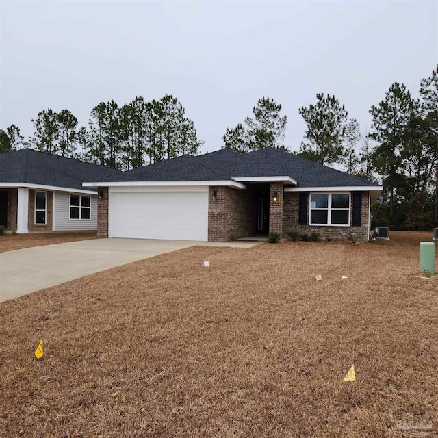 ranch-style house with a garage