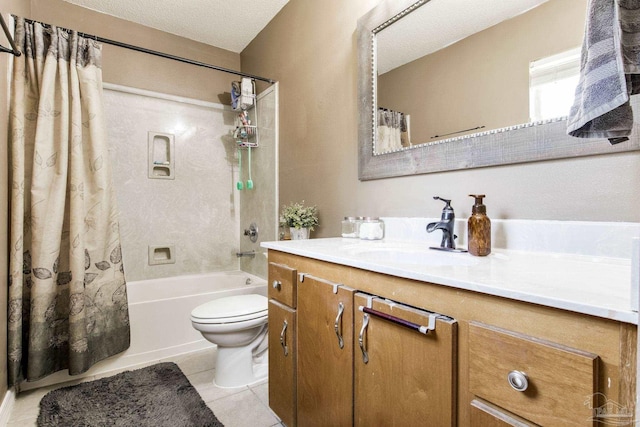 2661 Avenida De Sol, Navarre, FL 32566 - bathroom featuring vanity, shower / bath combination with curtain, and tile patterned flooring