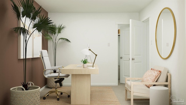 4766 Runway Dr Lot 16G, Pace, FL 32571 - office space with baseboards and light colored carpet