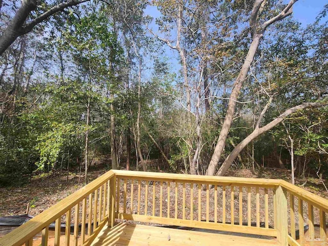 1581 Kyle Dr, Pensacola, FL 32505 - view of wooden deck
