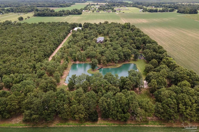 9180 Chumuckla Hwy, Pace, FL 32571 - birds eye view of property featuring a water view and a rural view