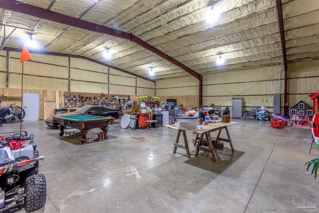 9180 Chumuckla Hwy, Pace, FL 32571 - garage featuring metal wall