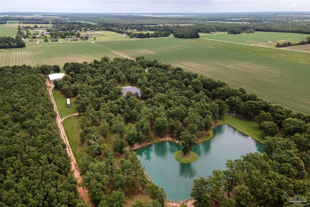 9180 Chumuckla Hwy, Pace, FL 32571 - drone / aerial view featuring a rural view and a water view