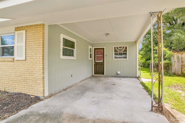 6790 Data St, Pensacola, FL 32504 - view of patio / terrace with a carport